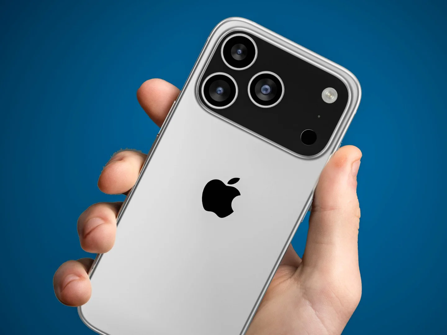 Apple iPhone 17 concept image highlighting the sleek side design and modern edge-to-edge display.