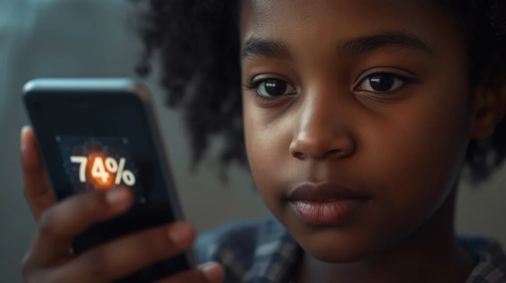 Smartphone displaying AI camera, translation, and voice assistant icons