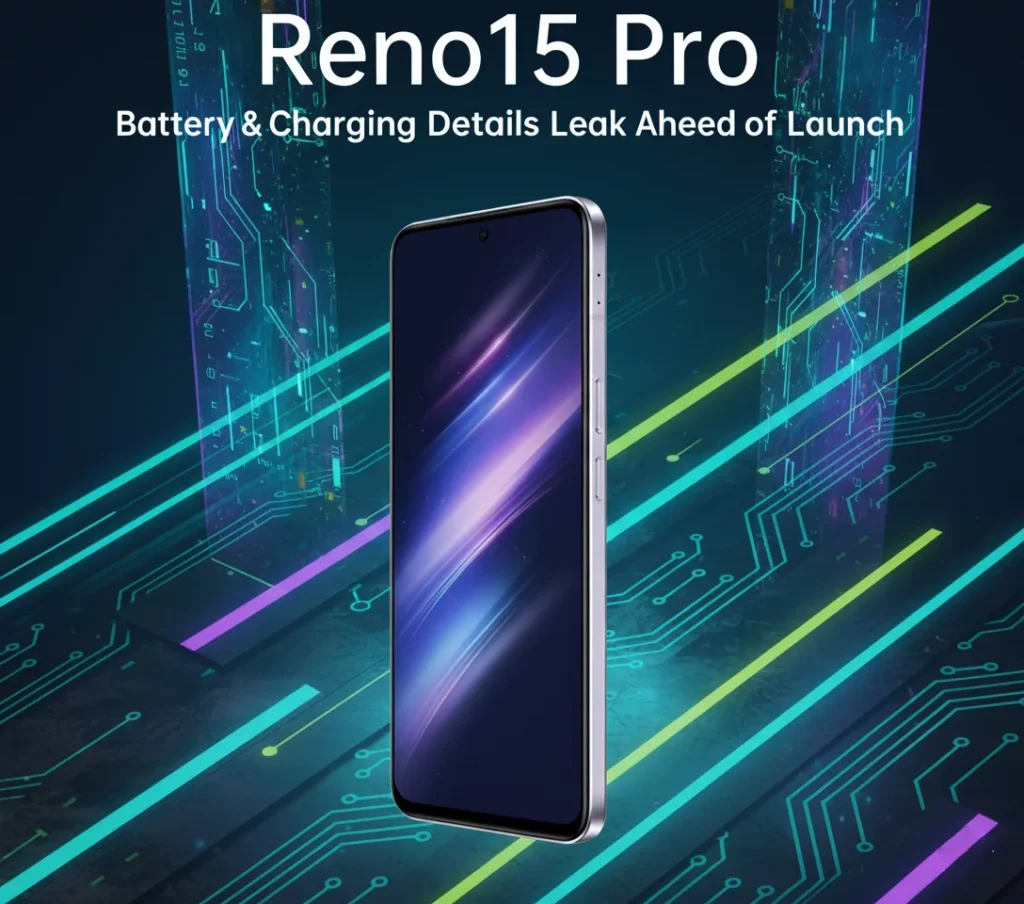 Oppo Reno 15 Pro battery charging 80W wired fast charging and 50W wireless charging