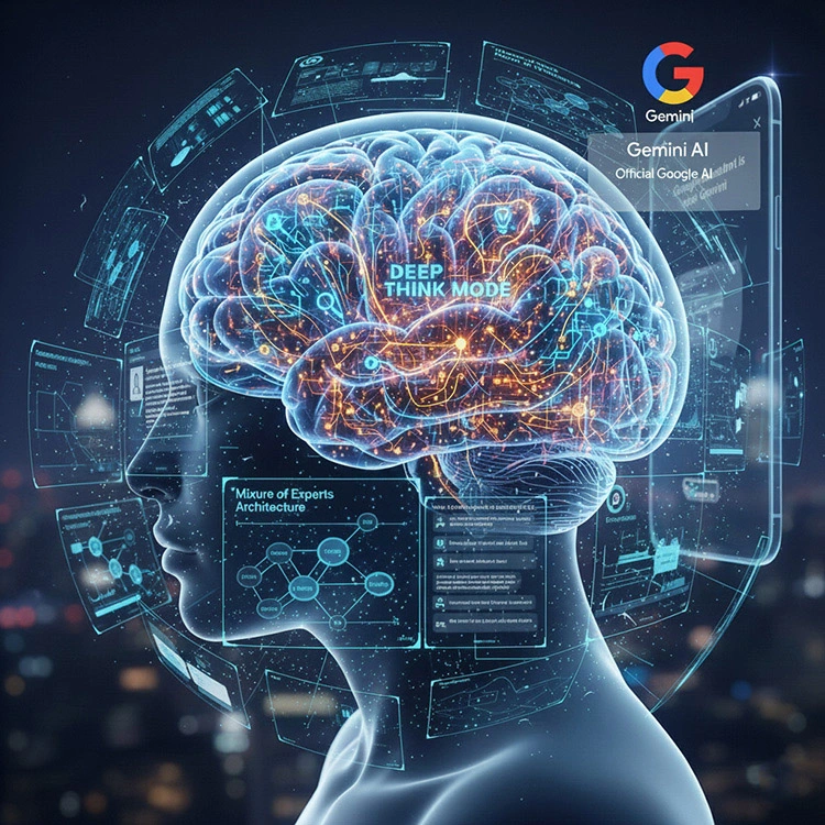 A modern smartphone screen showing a Gemini overlay on top of a flight booking app. The AI is highlighting a flight time and suggesting a calendar invite.