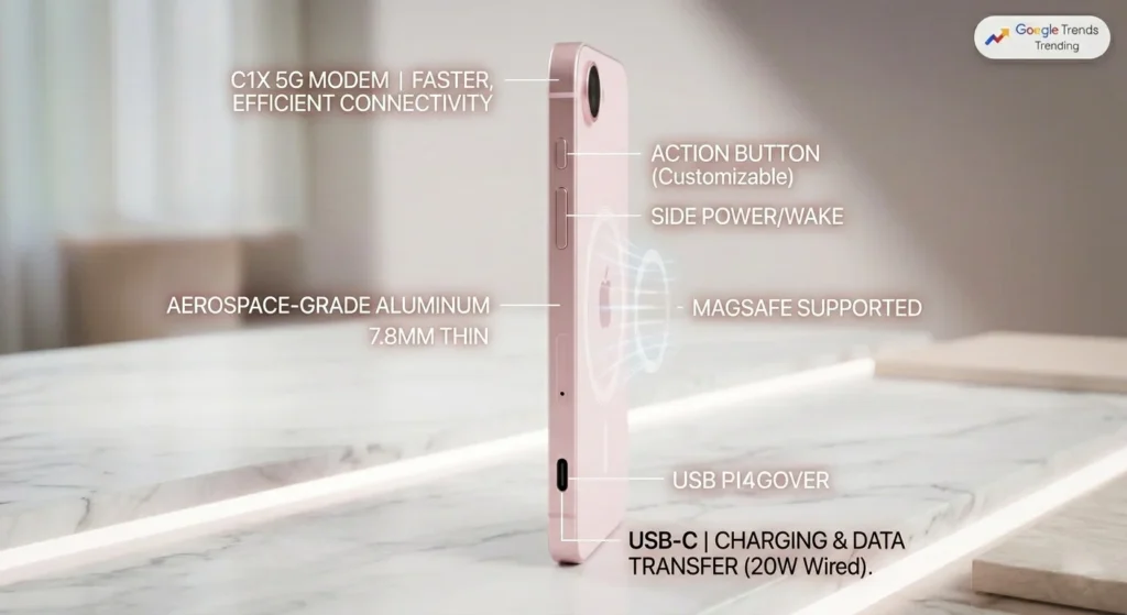 Apple iPhone 17e 256GB storage compared to older 128GB models