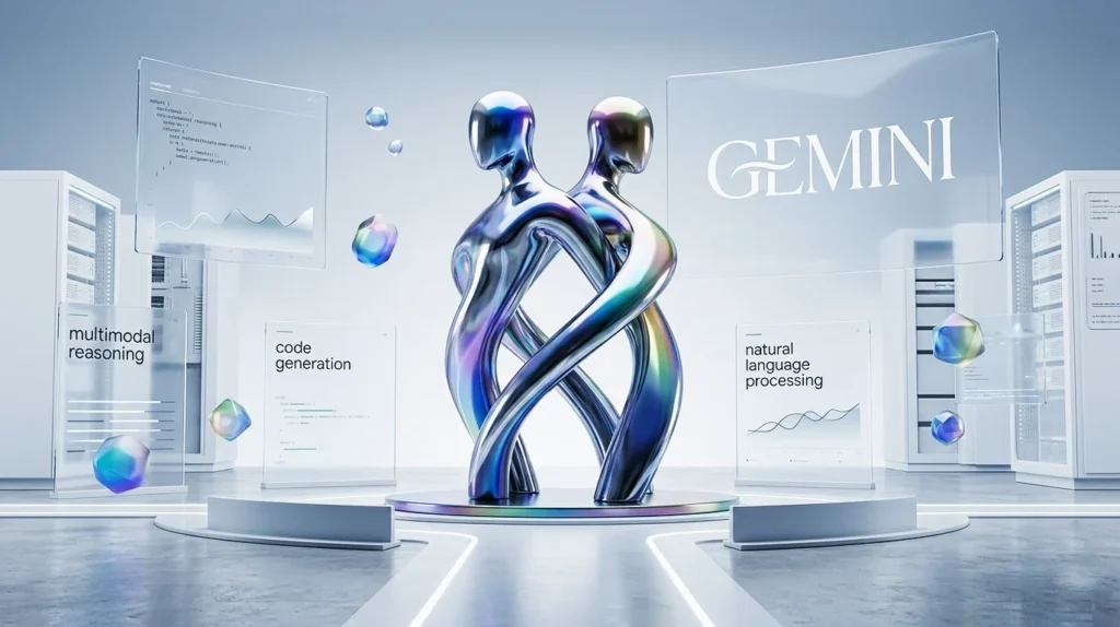 Google Gemini AI model architecture demonstrating multimodal AI capabilities