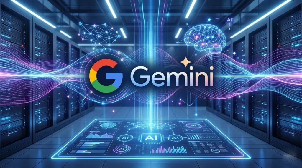 oogle Gemini AI integrated with Google Search, Workspace, and cloud services