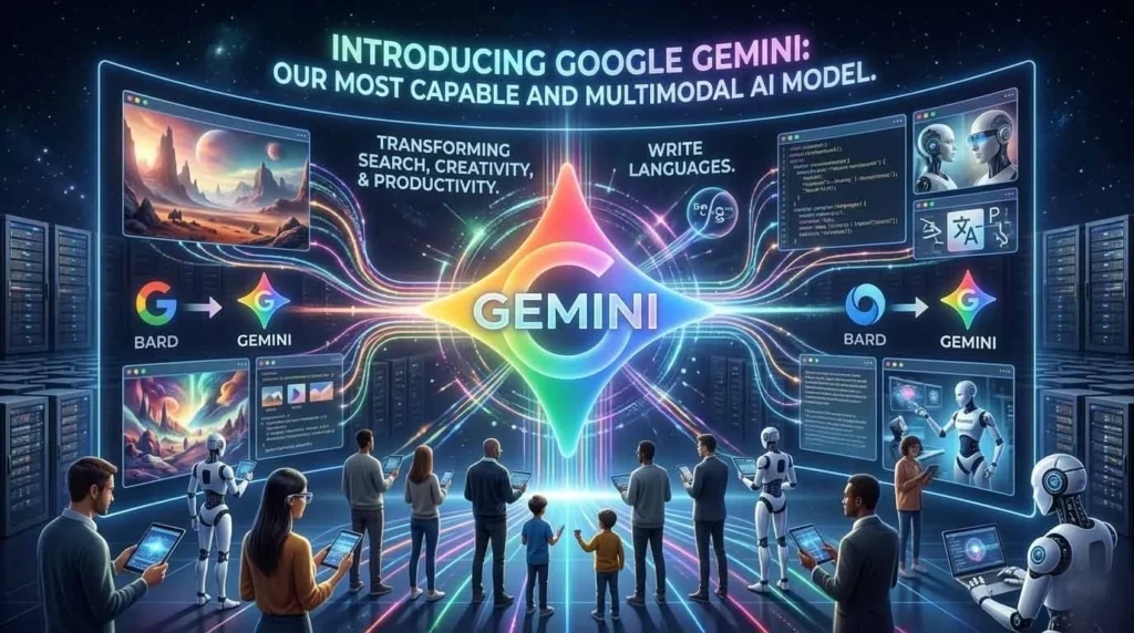 Google Gemini AI integrated with Android, Gmail, and Google Workspace
