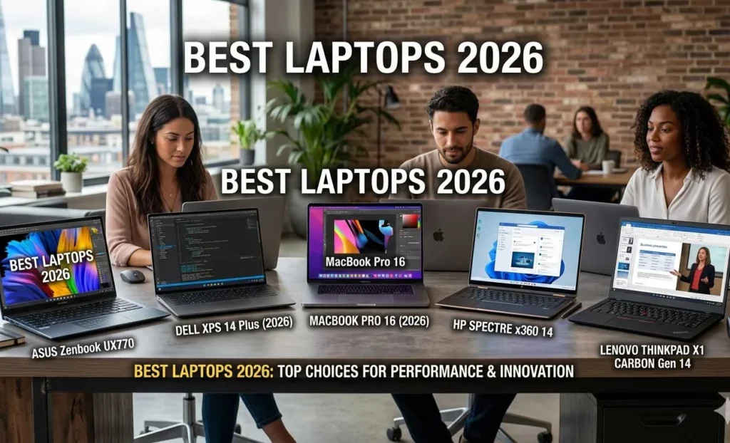 foldable laptop 2026 OLED display ultra thin futuristic design