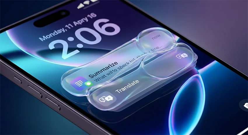 iOS 26 Siri AI assistant on Apple iPhone